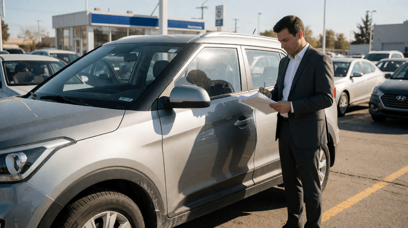 used car dealership showroom comprar hyundai creta financiado